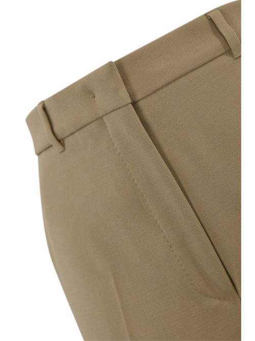 Pantalone Quasar in crepe satin di lana Sabbia MAX MARA STUDIO | 2516131081600012